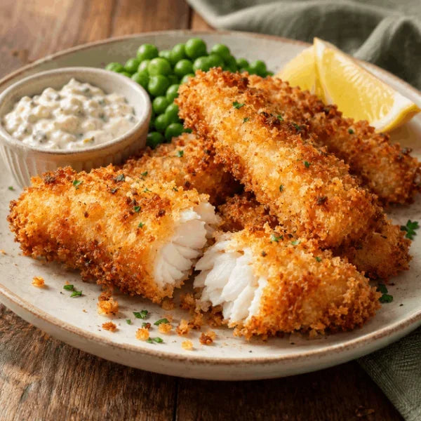 Homemade cod fingers