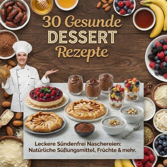 30 Gesunde Dessert-Rezepte – Digitales E-Book (Sofortiger Download)