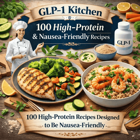 GLP-1 Kitchen — 100 High-Protein & Nausea-Friendly Recipes - Digital Cookbook