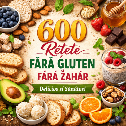 600 rețete fără gluten și fără zahăr (versiune digitală)