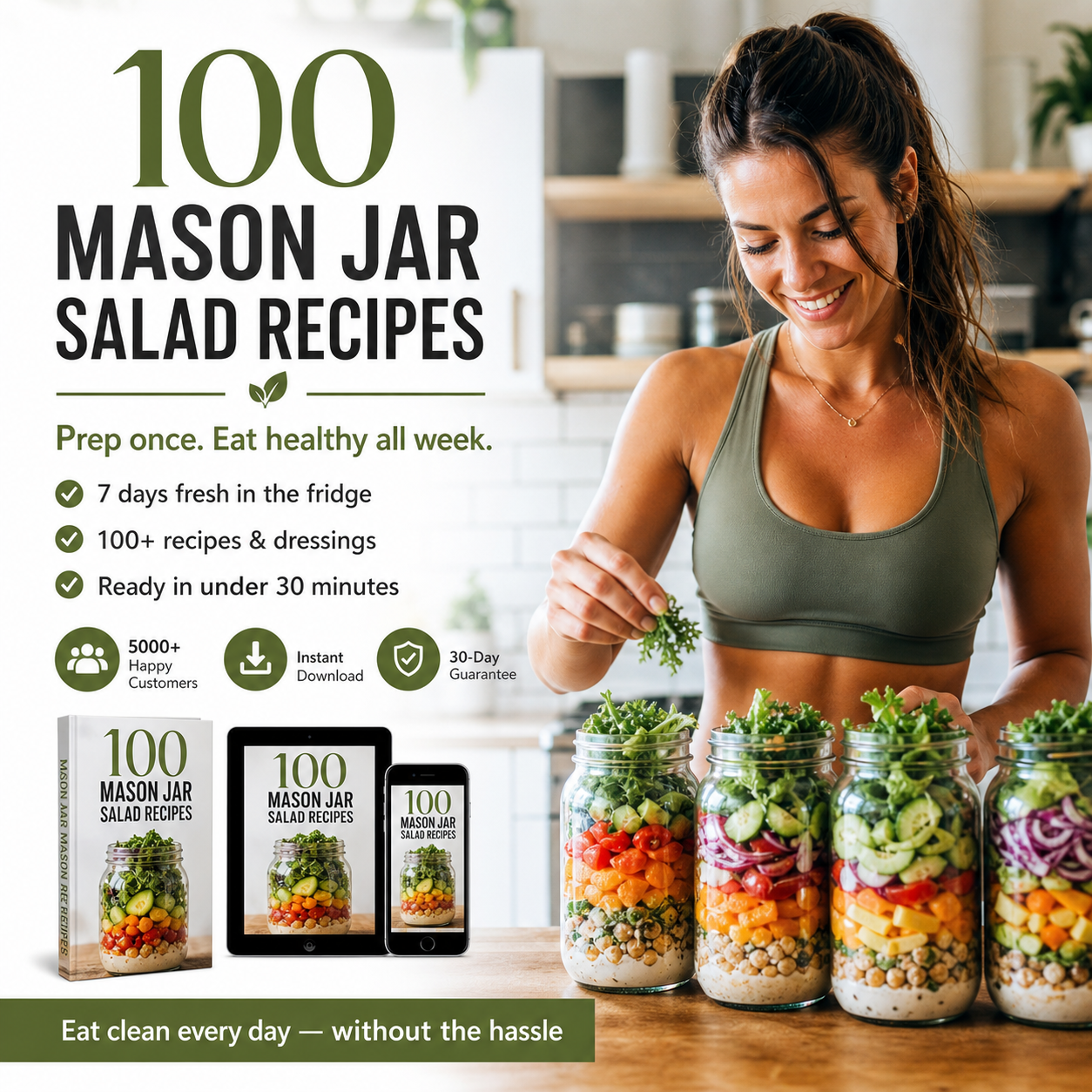 100 Mason Jar Salad Recipes