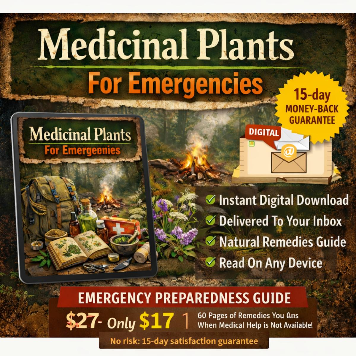 Medicinal Plants For Emergencies - Instant Digital Access