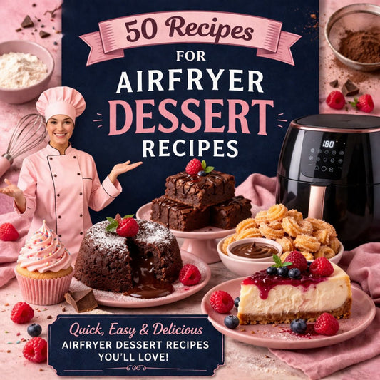 50 Airfryer Dessert Recipes — Digital Cookbook