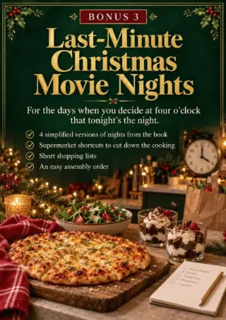 Last-Minute Christmas Movie Nights