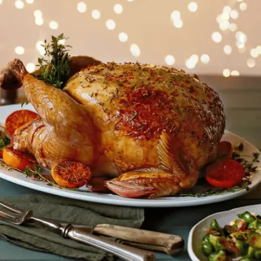 Roast turkey with gravy