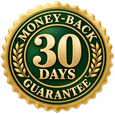 30-Day Money-Back Guarantee seal