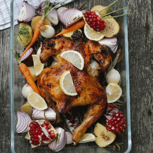 Roast chicken tray